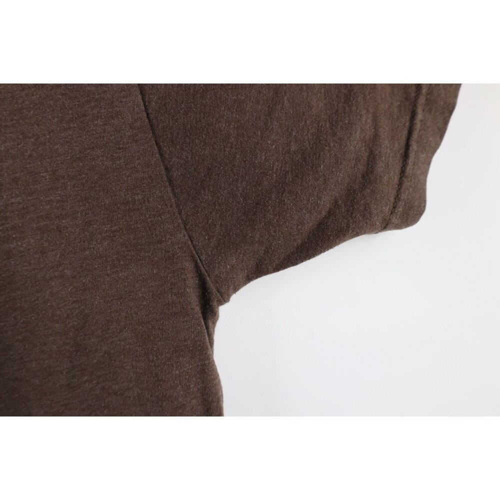 Vintage Mens Size Medium Faded Spell Out Subaru Car Jersey Knit T-Shirt Brown - Picture 6 of 10